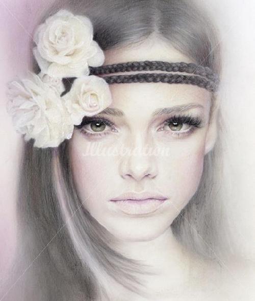 Arte: retrato de una mujer