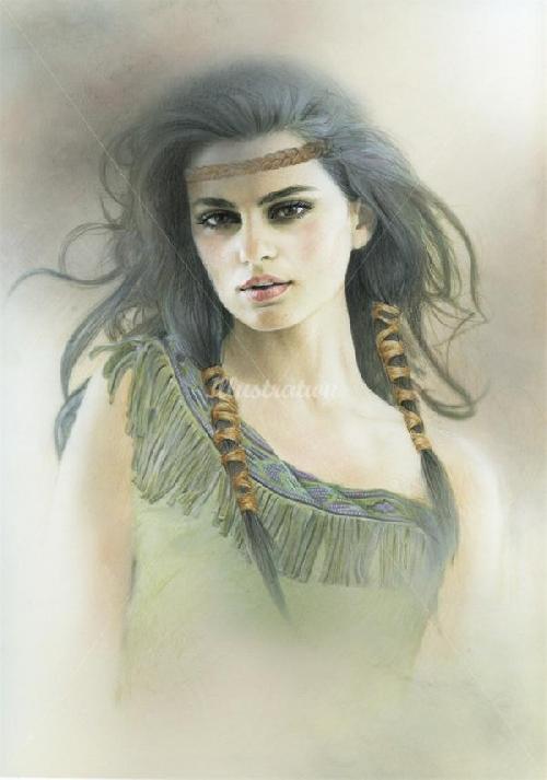 Arte: retrato de una mujer