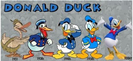 evolución pato donald