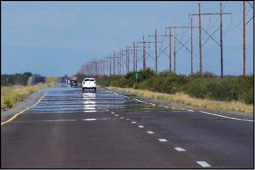 espejismo visión óptica